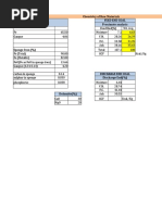 Sponge Iron Heat & Mass Balance