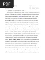 Key Takeways From Enron Case.: Blessy Joyce F. de Jesus JULY 9, 2019 BSA/BAC-517/BBL Prof. Lindley Mesina