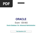 Oracle: Exam 1Z0-063