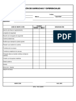 Inspeccion de Garruchas y Diferenciales