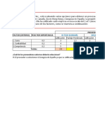 Proveedores Externos Factor (Criterio) Peso Por Importancia