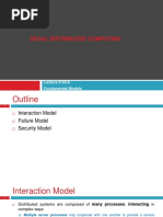 Se342: Distributed Computing: Lecture # 03-b Fundamental Models