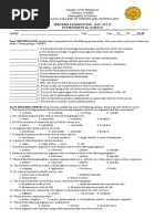 Midterm Examination - Nat. Sci. Ii Environmental Science 19-20 1