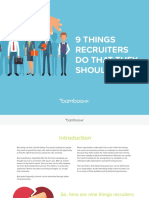 9 Things Recruiters Do They Shouldnt PDF