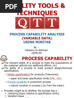 Process Capability Study With Minitab