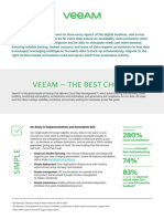 Veeam - The Best Choice: No Delay in Implementation and Immediate ROI