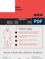 Lakshmi Projects:: Sales Structure Dilemma Case