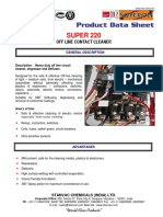 Super 220 Off Line Contact Cleaner PDF