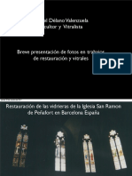 Fotos Restauración de Vitrales