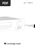 Azur 540R v3 User Manual - Spanish