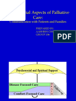 Psychosocial Aspects of Palliative Care:: Communication With Patients and Families