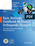 Basic Methods Handbook For Clinical Orthopaedic Research - A Practical Guide and Case Based R