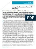 Climate-Driven Changes in The Composition of New World Plant Communities