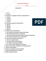 Examen Del Costumbrismo