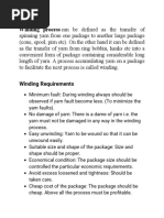 Winding Calculation & Production