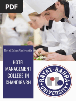 Hotel Management College in Chandigarh