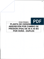 Anexo 6 - 9 FICHA TECNICA - Planta de Generacion de Oxigeno PSA de 40 A 45 m3 Por Hora - DUPLEX