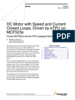 DC Motor With Speed and Current Closed Loops, Driven by eTPU On MCF523x