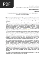 Coponencia de Carta Sobre El Humanismo de Heidegger