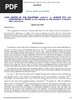 Lung Center of The Philippines, Petitioner, vs. Quezon City and CONSTANTINO P. ROSAS, in His Capacity As City Assessor of Quezon City, Respondents