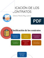 Clasificación de Los Contratos PDF