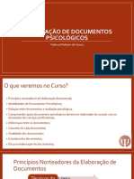 Elaboração de Documentos Psicológicos 1 PDF