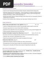 Resume - Kassondra Gonzalez PDF