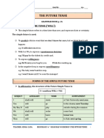 Future-tense-Lesson Mar 18 END Eng II