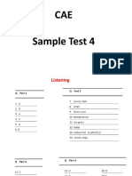 CAE Sample Test 4: Smart Gadgets Sea Turtles