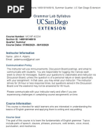 Grammar Lab Syllabus: Instructor Information