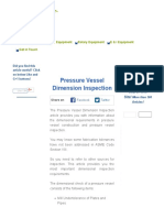 Pressure Vessel Dimension Inspection PDF