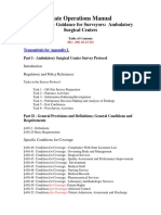 State Operations Manual: Appendix L - Guidance For Surveyors: Ambulatory Surgical Centers