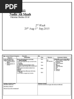 Lesson Plan: Nadir Ali Maab