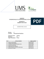 UW00302 Fundamentals of Entrepreneurial Acculturation Semester 2 SESSION 2019/2020