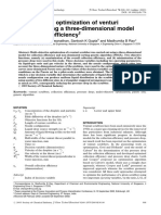 Multi-Objective Optimization of Venturi Scrubbers Using A Three-Dimensional Model For Collection Efficiency