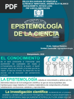 Epistemología de La Ciencia