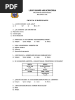 Encuesta Odontopediatria