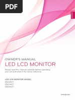 LG Flatron EB2442 Monitor User Manual