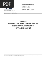 ITM403-32 Instructivo de Operacion PM10 y PST