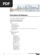 Policy Basics CLIs SD Wan