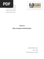 Tarea Semana 5 Etica en Negocios Internacionales