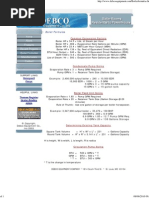 Boiler Formulas