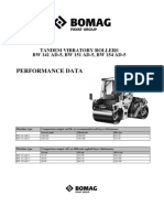 Performance Data: Tandem Vibratory Rollers BW 141 AD-5, BW 151 AD-5, BW 154 AD-5