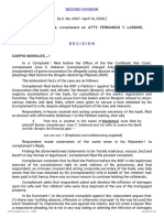 Complainant Vs Vs Respondent: Second Division