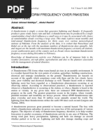 5.thunderstorm Frequency Over Pakistan PDF