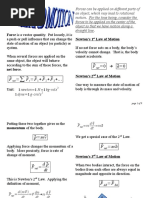 003 Force and Motion PDF