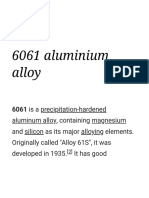 6061 Aluminium Alloy - Wikipedia