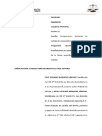 Demanda de Nulidad de Acto Jurídico Corregida