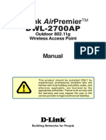 D-Link Airpremier: Dwl-2700Ap