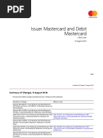 Issuer Mastercard and Debit Mastercard Test Cases